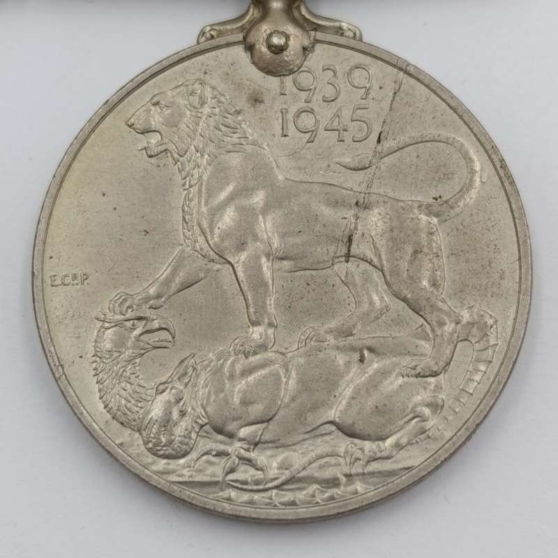 Set of 3 WW2 medals issued to 75192 D.M  Ovenstone