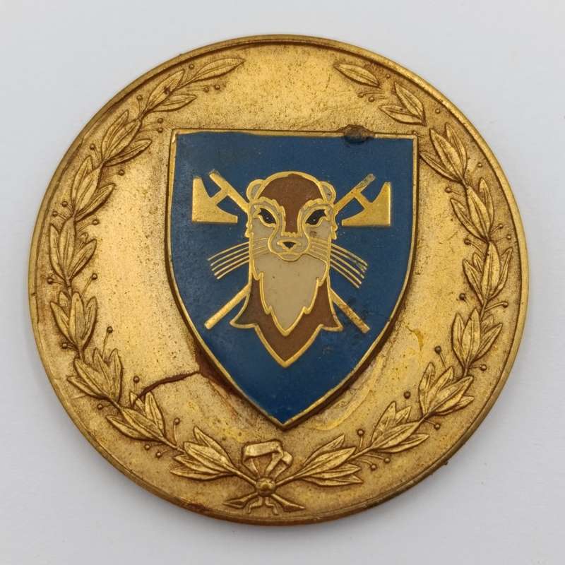 SADF 115 Battalion medallion - glue residue on back