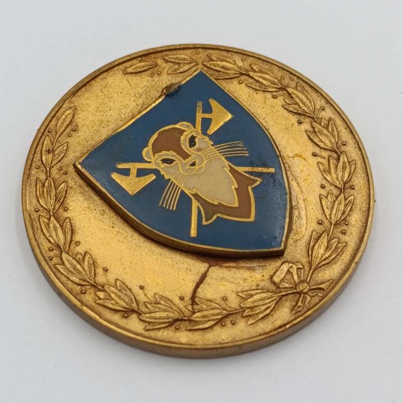 SADF 115 Battalion medallion - glue residue on back
