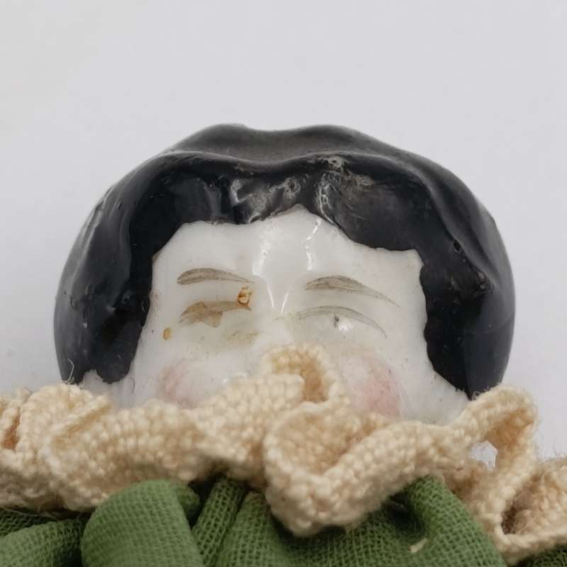 Antique doll  rosy cheeks 18cm long - late 1800's