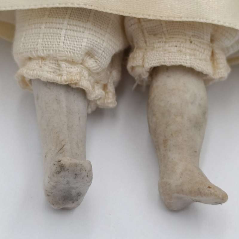 Antique German Bisque doll late 1800's - 20cm long