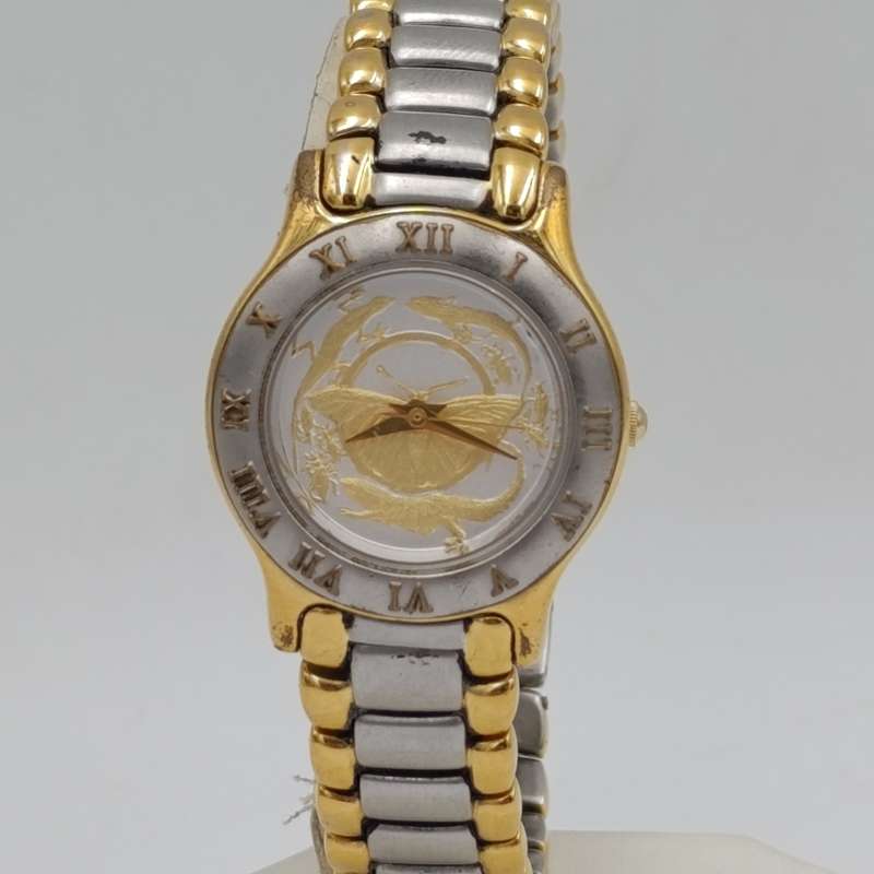 Coinwatch SA Mint Ladies watch with butterfly and lizzard dial - working