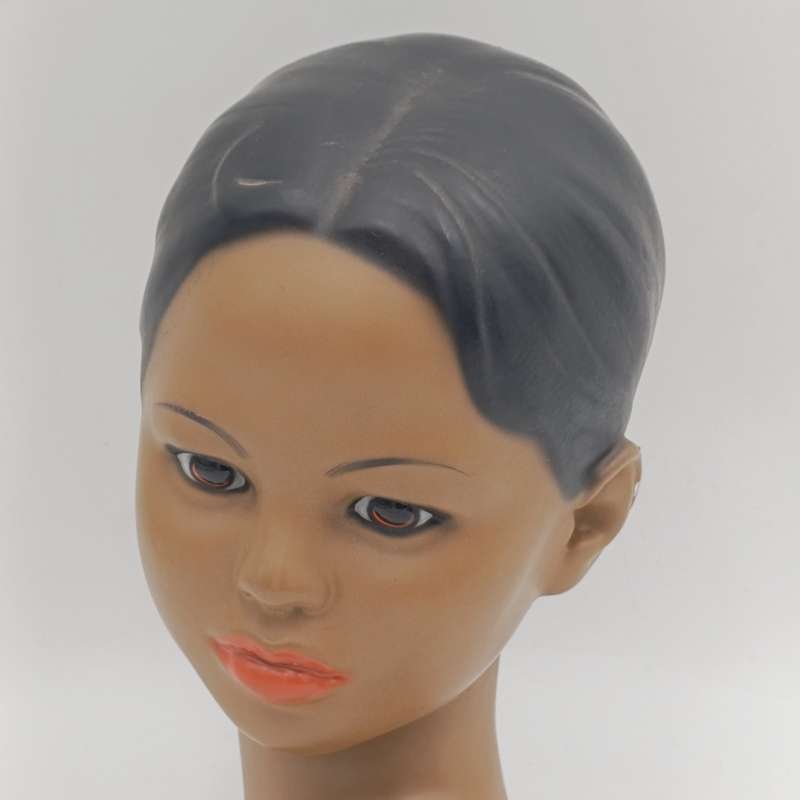 Vintage Marwal Polynesian girl Chalkware bust