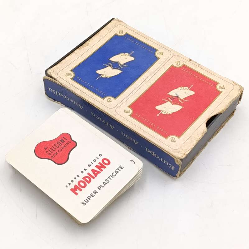 Vintage Lloyed Triestino shipping Lines double deck cards