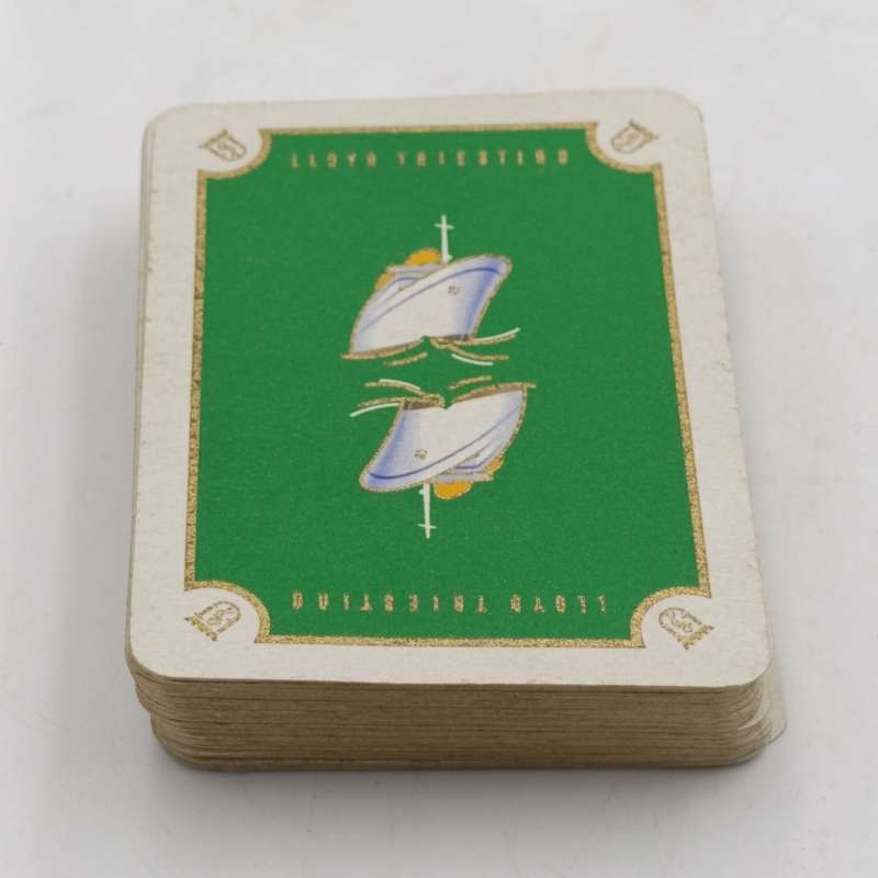 Vintage Lloyed Triestino shipping Lines double deck cards