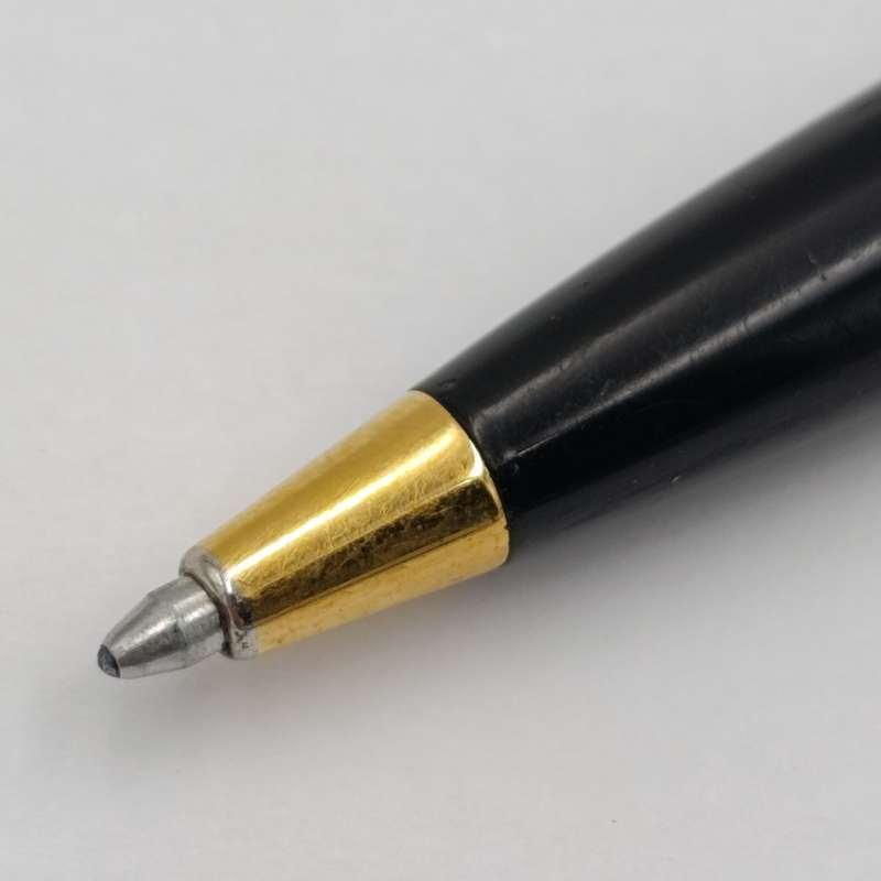 Original Waterman 3 pen set including fountain pen - Kodant Johnson advertising in leather pouch