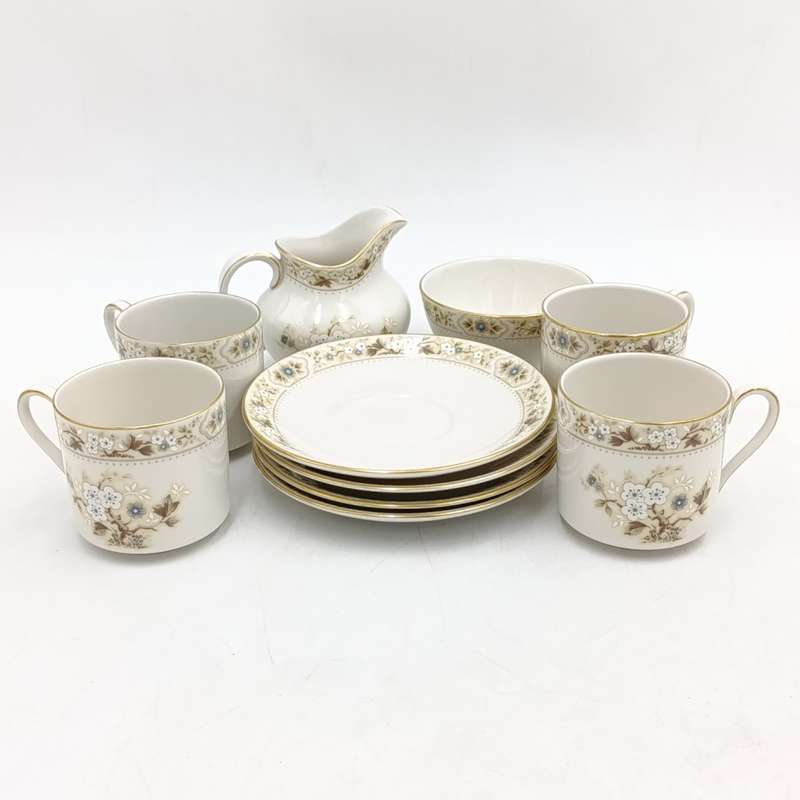 Royal Doultan Mandalay 10-piece porcelain coffee set