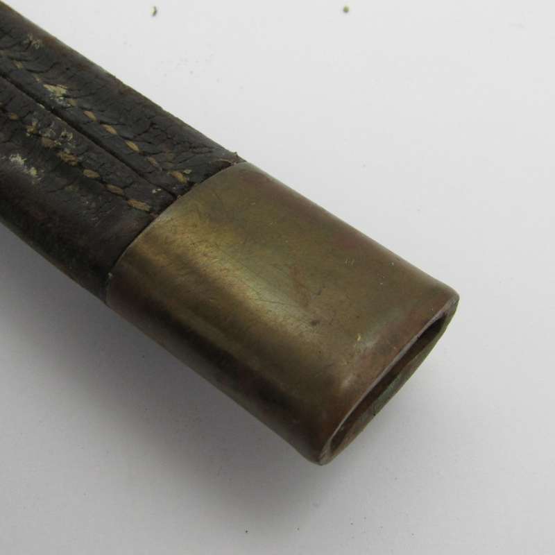 Italian M1891 Mannlicher Carcano rifle bayonet with sheath - Sheath brass is loose