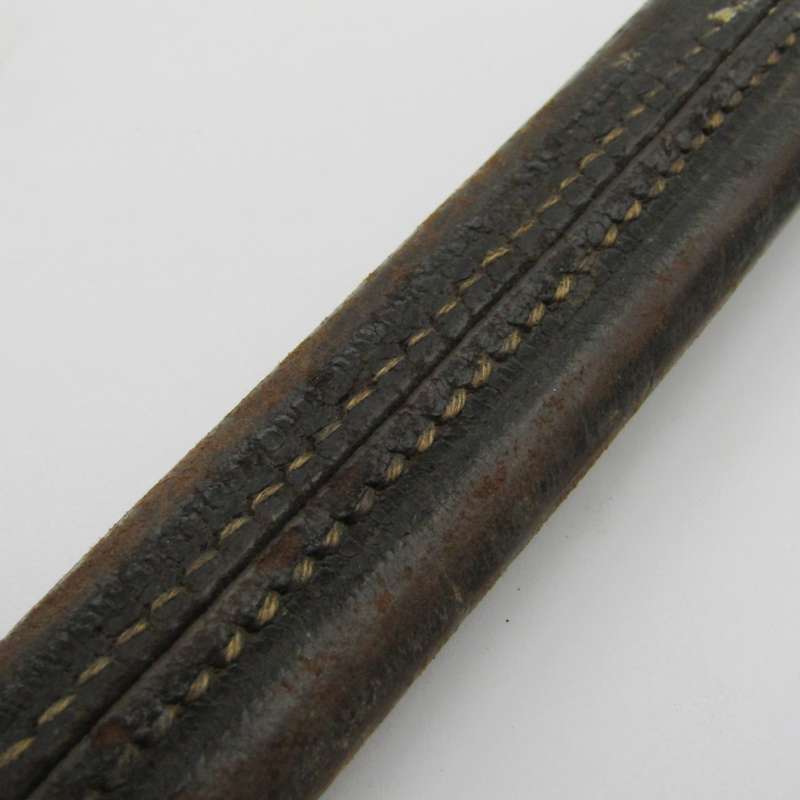 Italian M1891 Mannlicher Carcano rifle bayonet with sheath - Sheath brass is loose