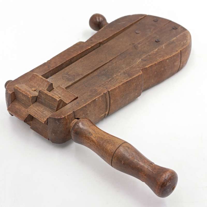 Antique Victorian wooden Police rattle