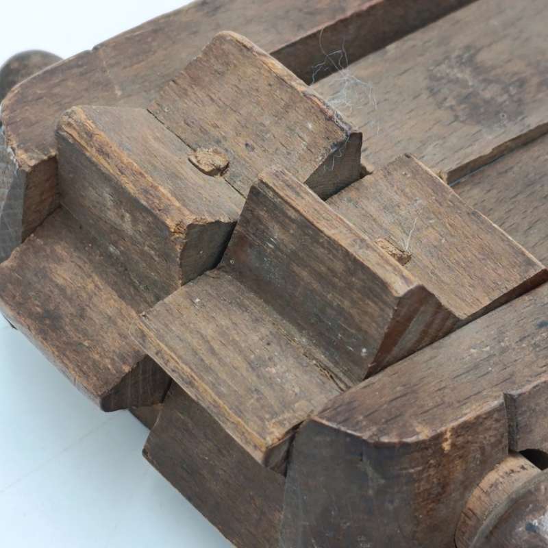 Antique Victorian wooden Police rattle