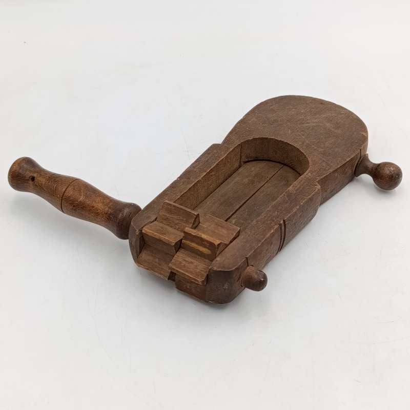 Antique Victorian wooden Police rattle