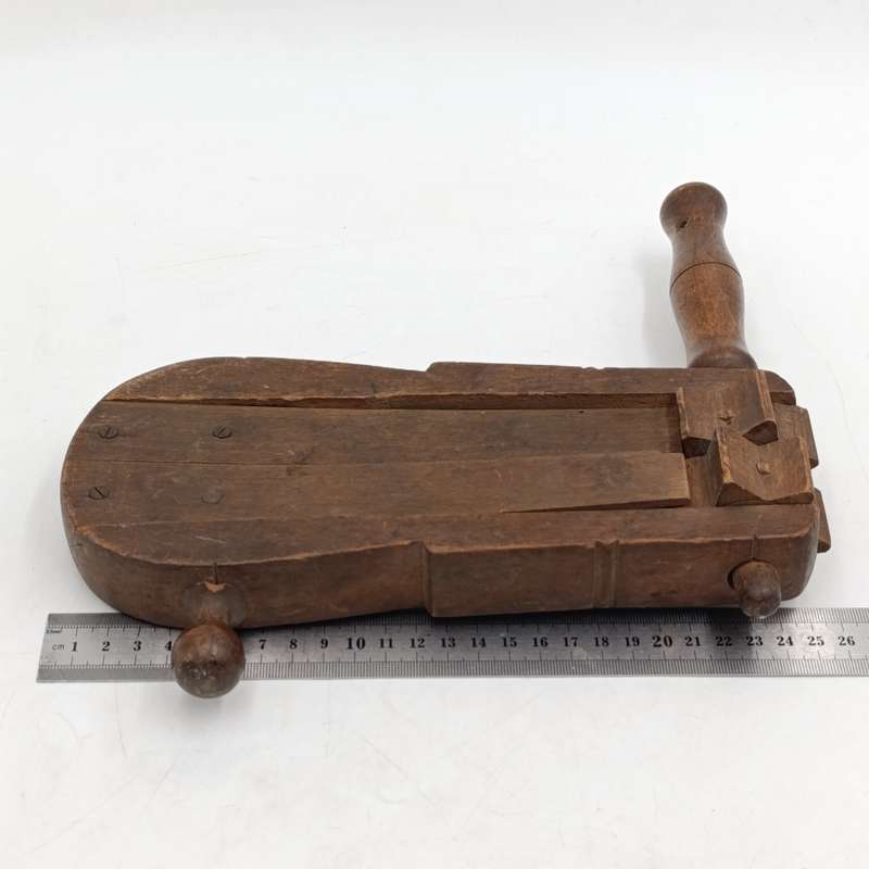Antique Victorian wooden Police rattle
