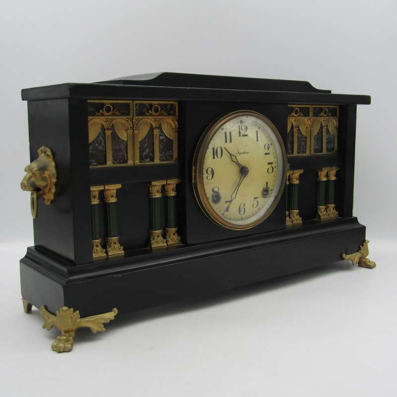 Antique Ingraham Palace mantel clock - excellent condition