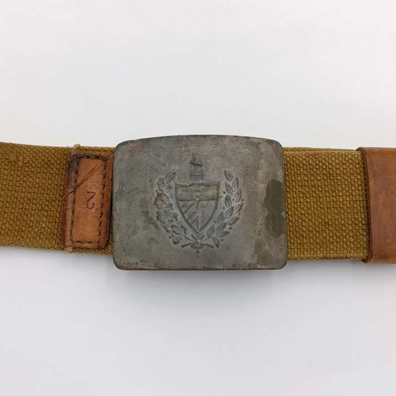 Angolan bush war Coban belt and buckle - length 110.5cm