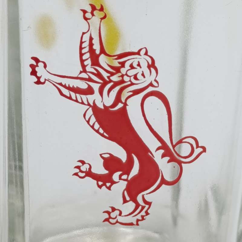 1968 Lions Rugby tour beer mug with printed signatures