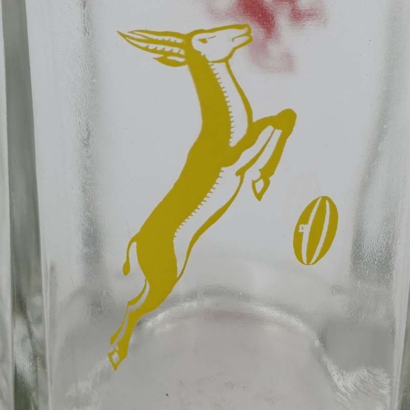 1968 Lions Rugby tour beer mug with printed signatures