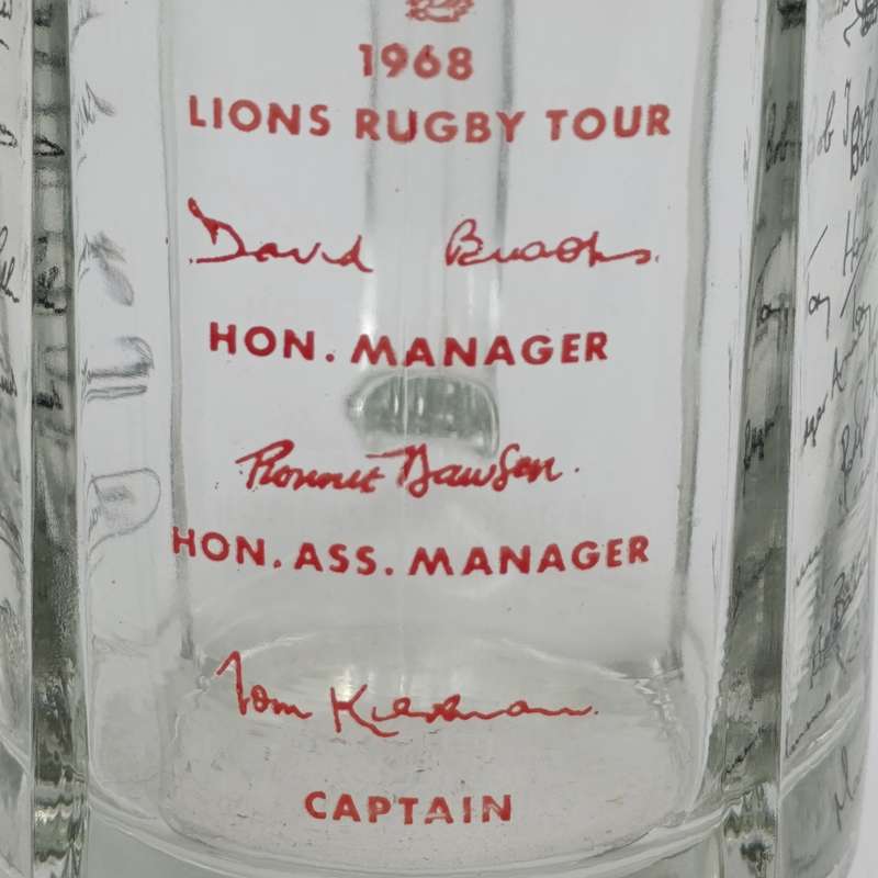 1969 Springboks vs Lions Rugby Test series beer mug