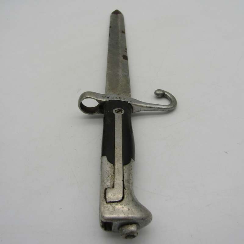 Italian M1870 Vetterli bayonet by Torino - Chromed for ceremonial purposes - no sheath