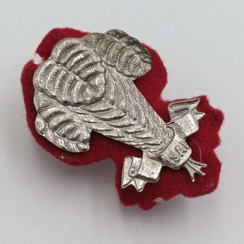 SADF 1 SA Infantry beret badge with backing