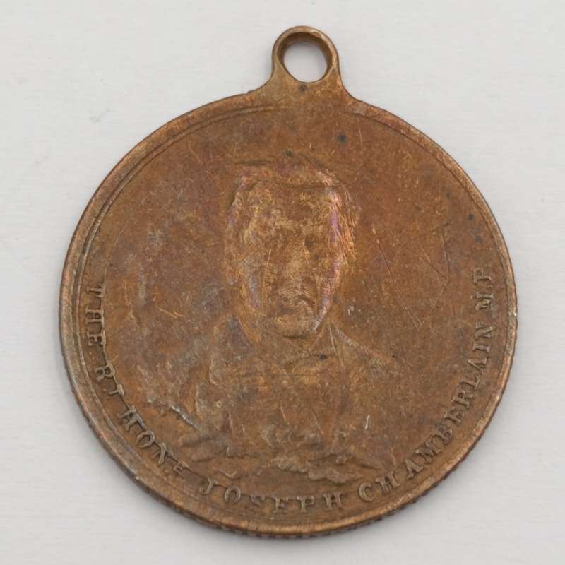 1902 Joseph Chamberlain visit to South Africa medallion