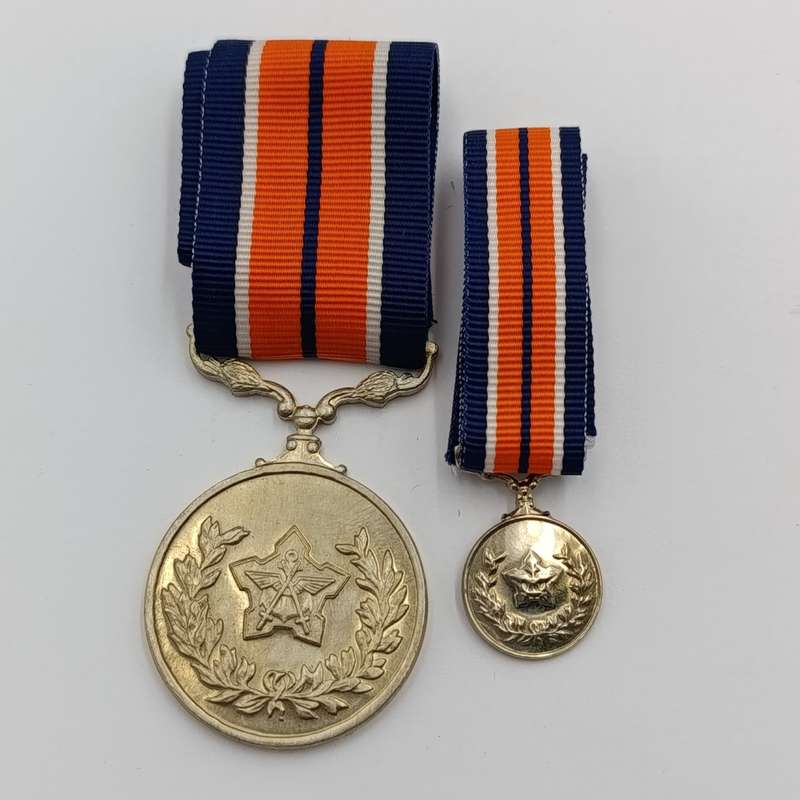 SADF General Service medal with miniature #126295
