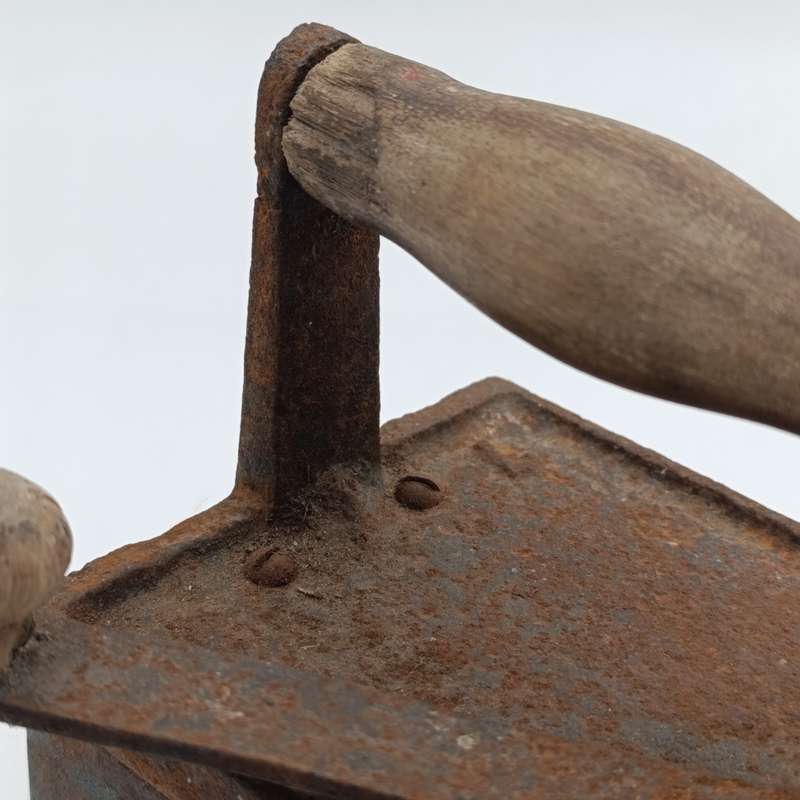 Antique Coal iron with chimney