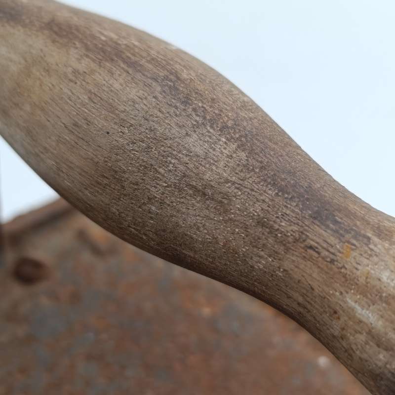 Antique Coal iron with chimney