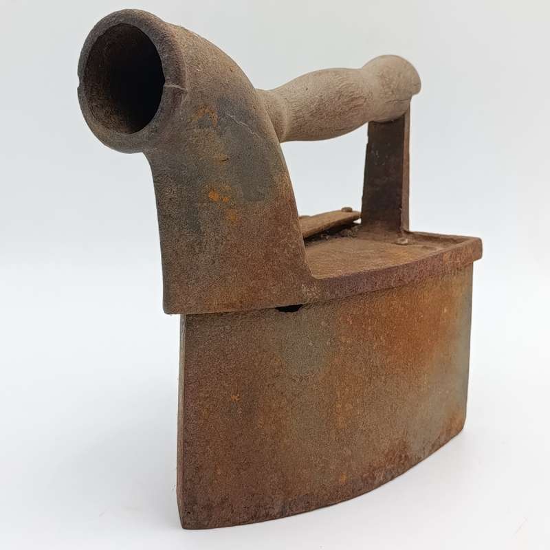 Antique Coal iron with Chimney