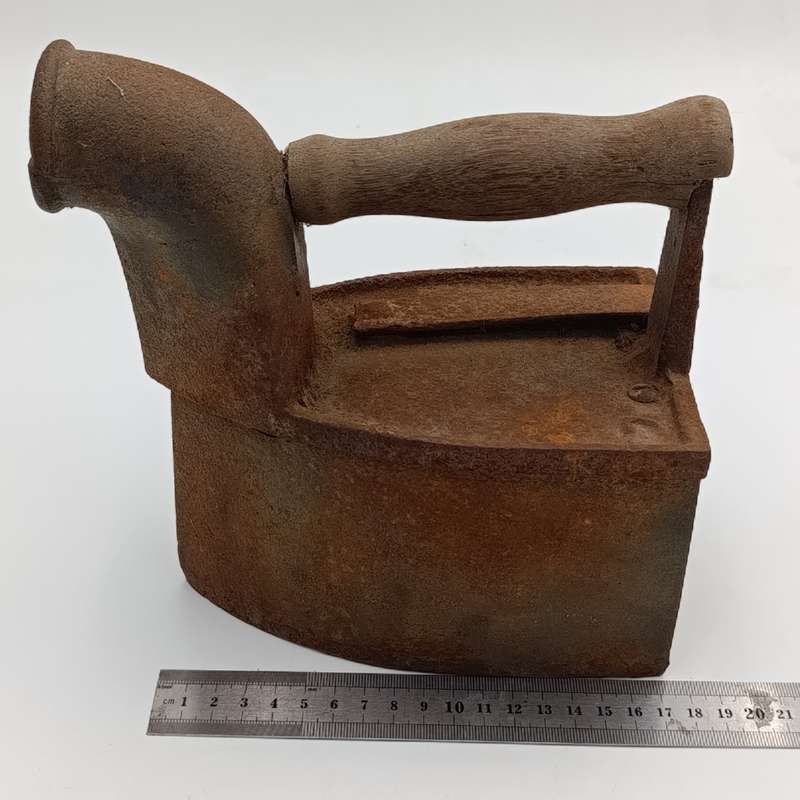 Antique Coal iron with Chimney