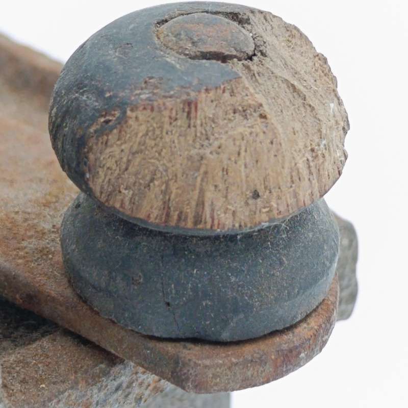 Antique Coal iron with chimney