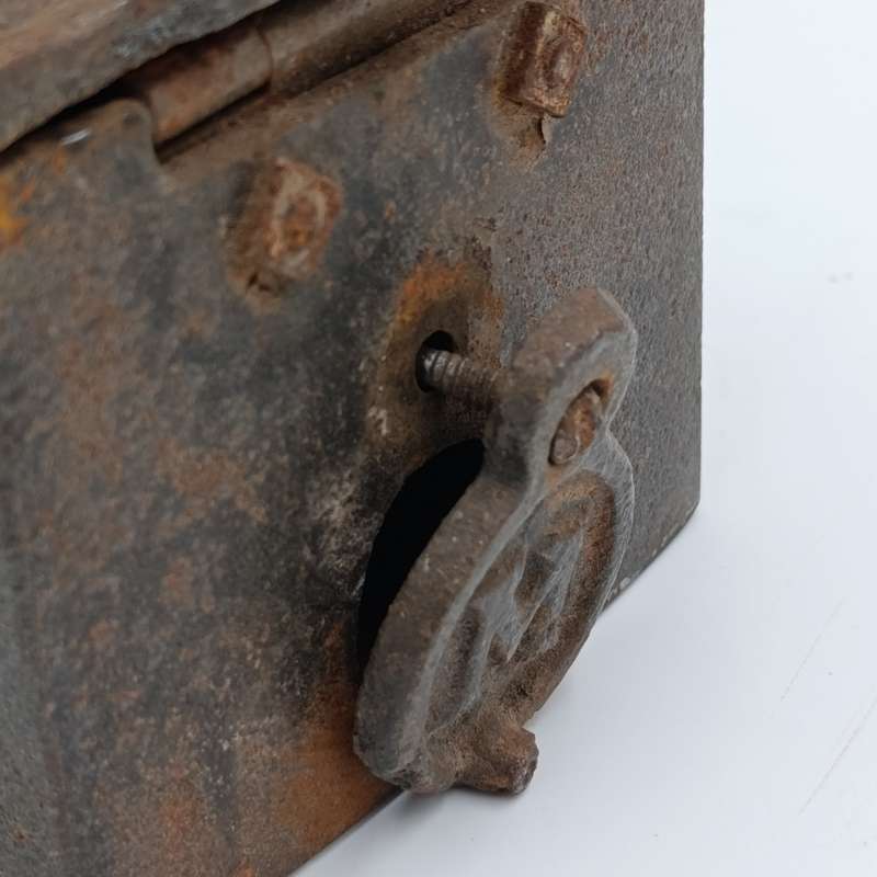 Antique Coal iron with chimney