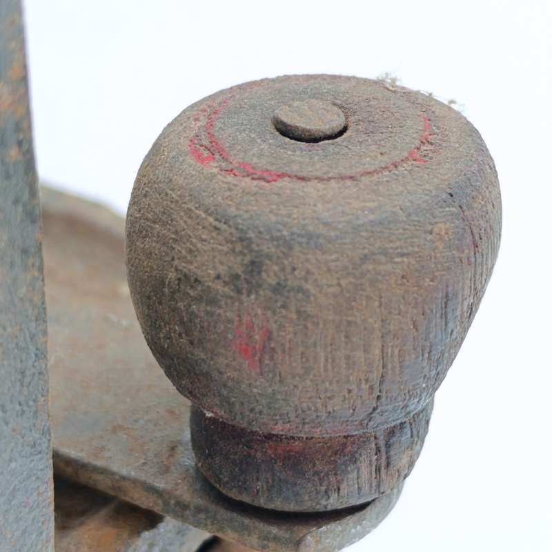 Antique Coal iron with chimney