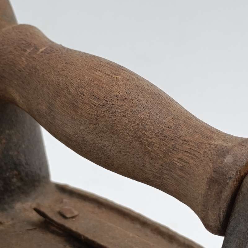 Antique Coal iron with chimney