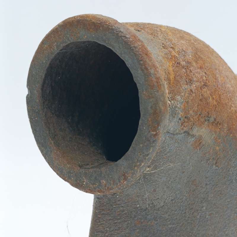 Antique Coal iron with chimney