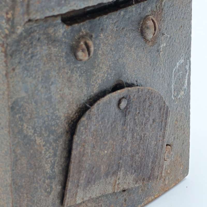 Antique Coal iron with chimney