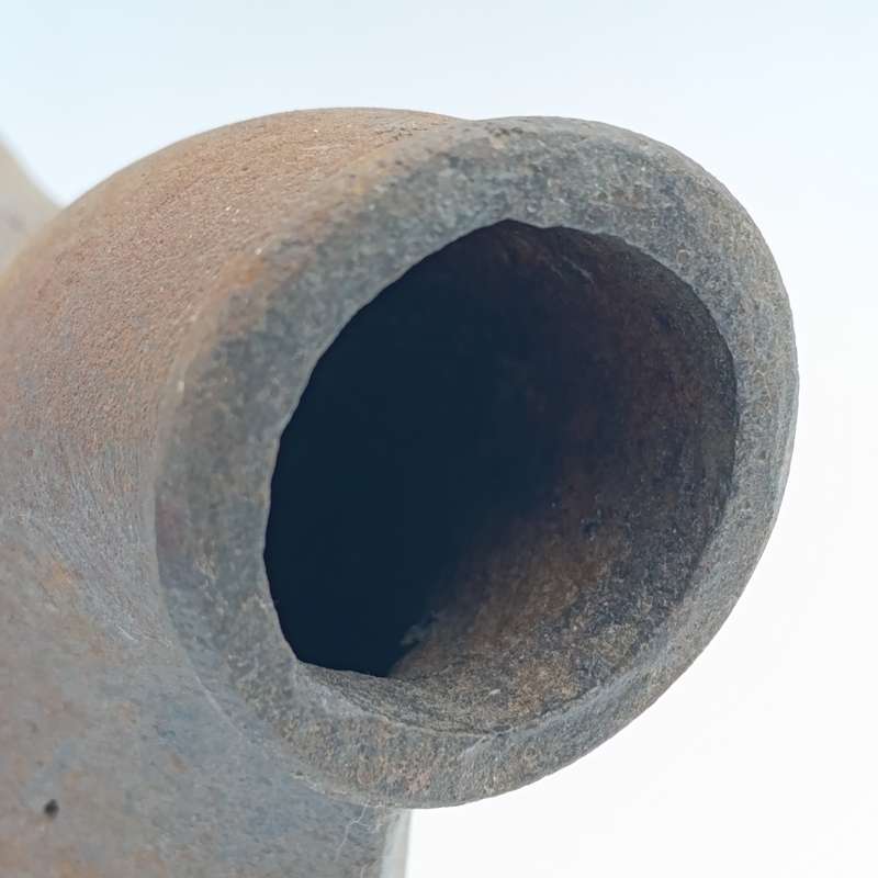 Antique Coal iron with chimney