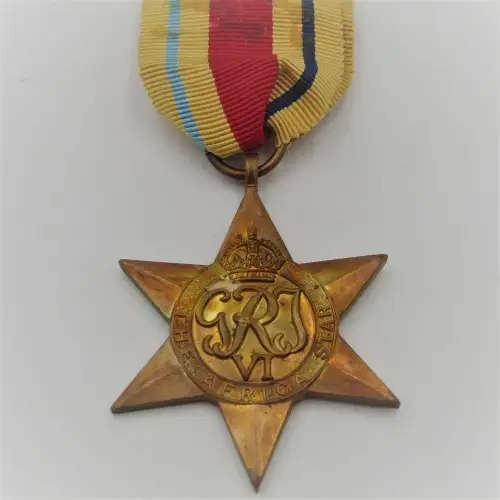 WW2 The Africa Star medal - unnamed version