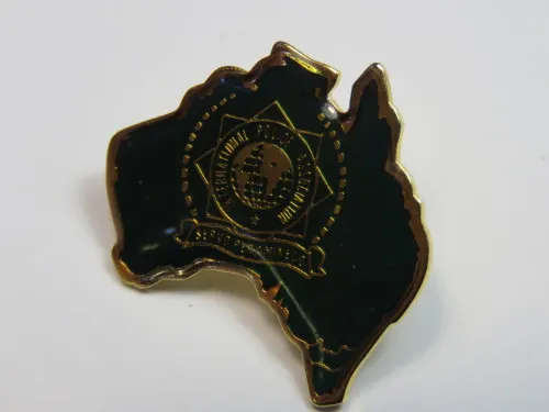 Australia International Police Association pin badge