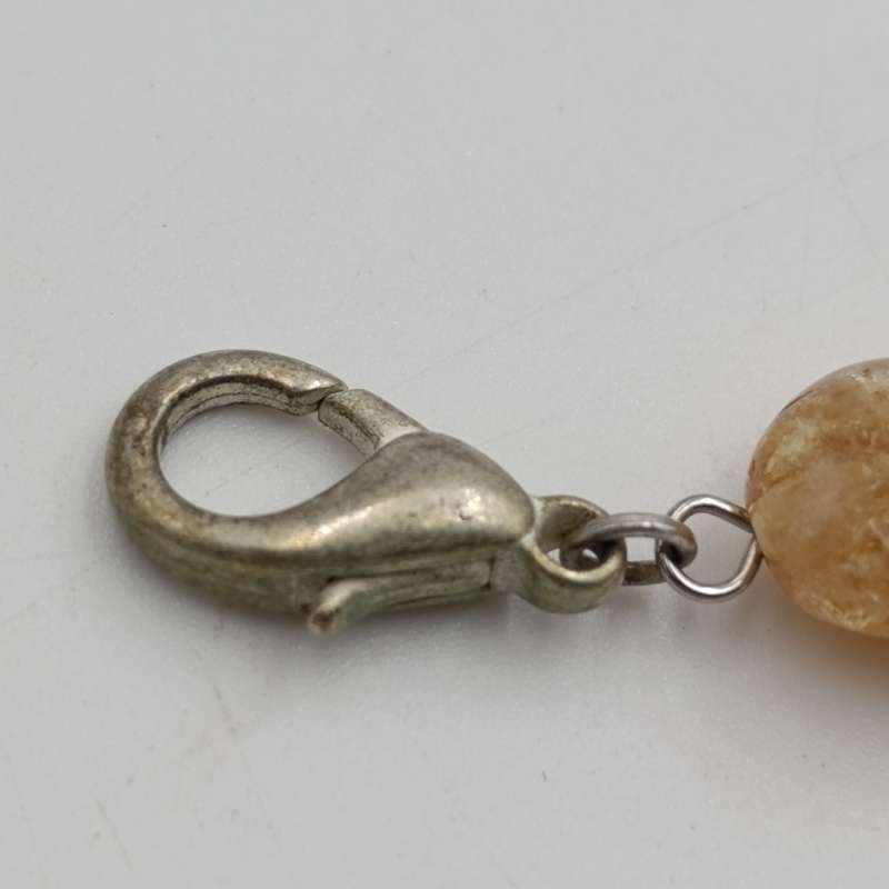 Tigers Eye and Citrine bracelet - length 22cm