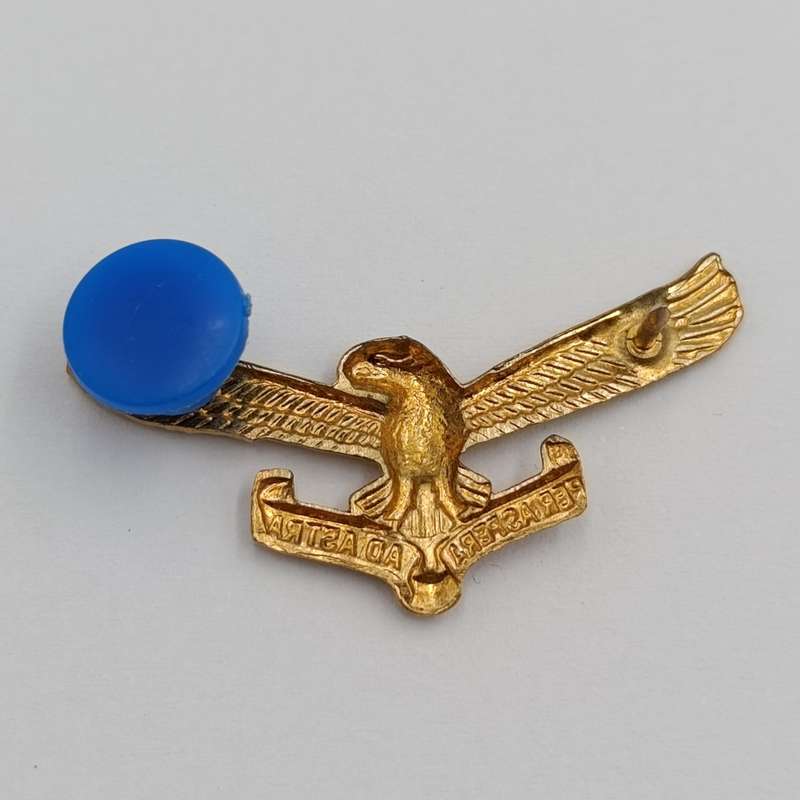Set of SA Air Force cap and collar badges