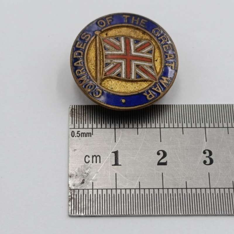 WW1 Comrades of the Great war lapel badge #161604