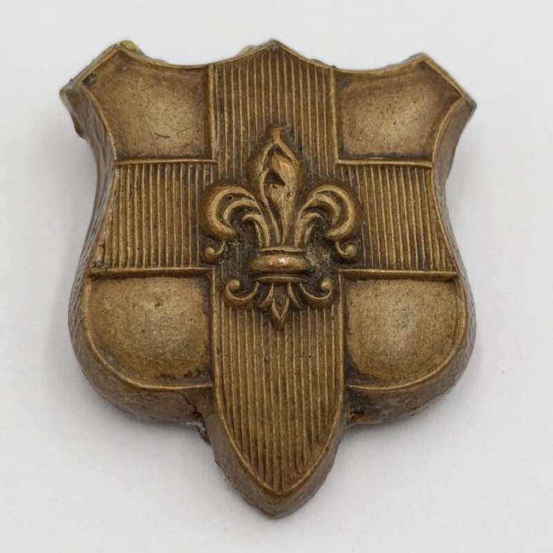 Pair of The Royal North Lancashire regiment collar badges