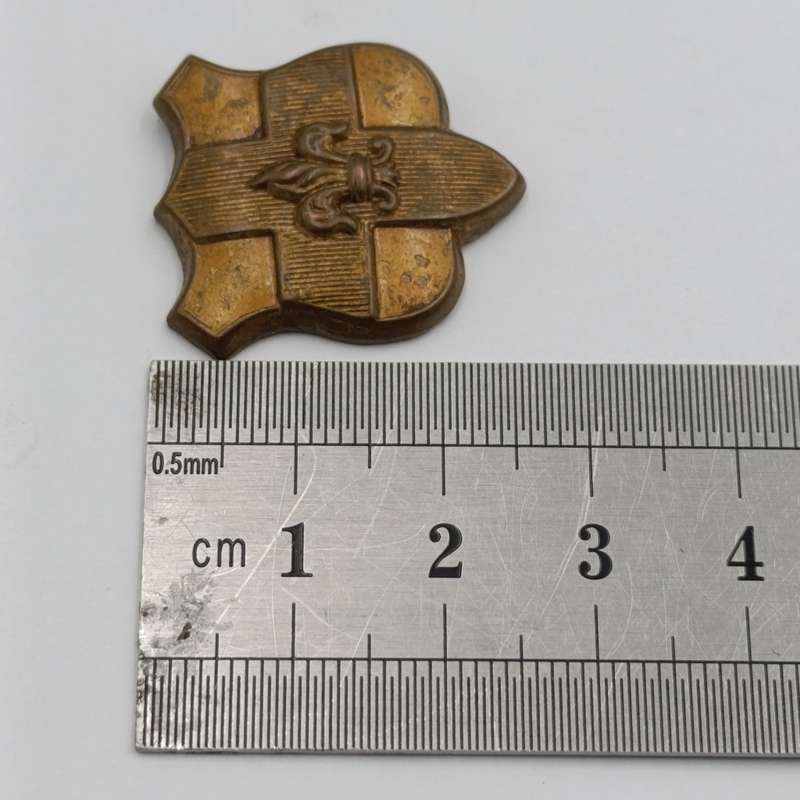 Pair of The Royal North Lancashire regiment collar badges