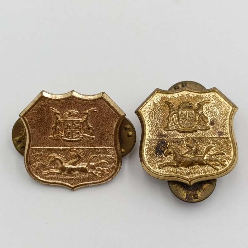 Lot of 2 different types of Durban Light infantry badges