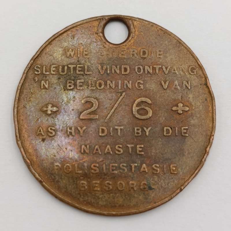 Old Reward token for lost keys