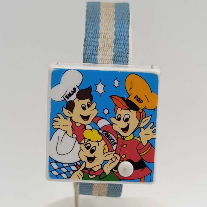 Vintage Rice Krispies Pop-Up watch - Snap, Crackle and Pop - working
