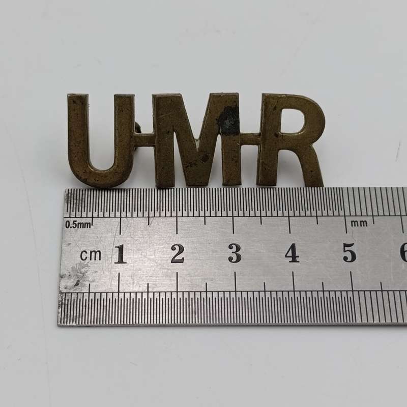 Umvoti Mounted Rifles Shoulder titles and buttons