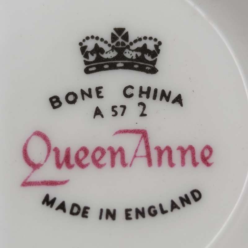 Vintage Queen Anne porcelain trio