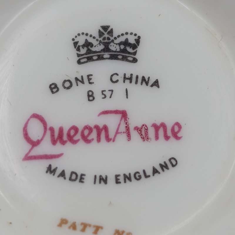 Vintage Queen Anne porcelain trio